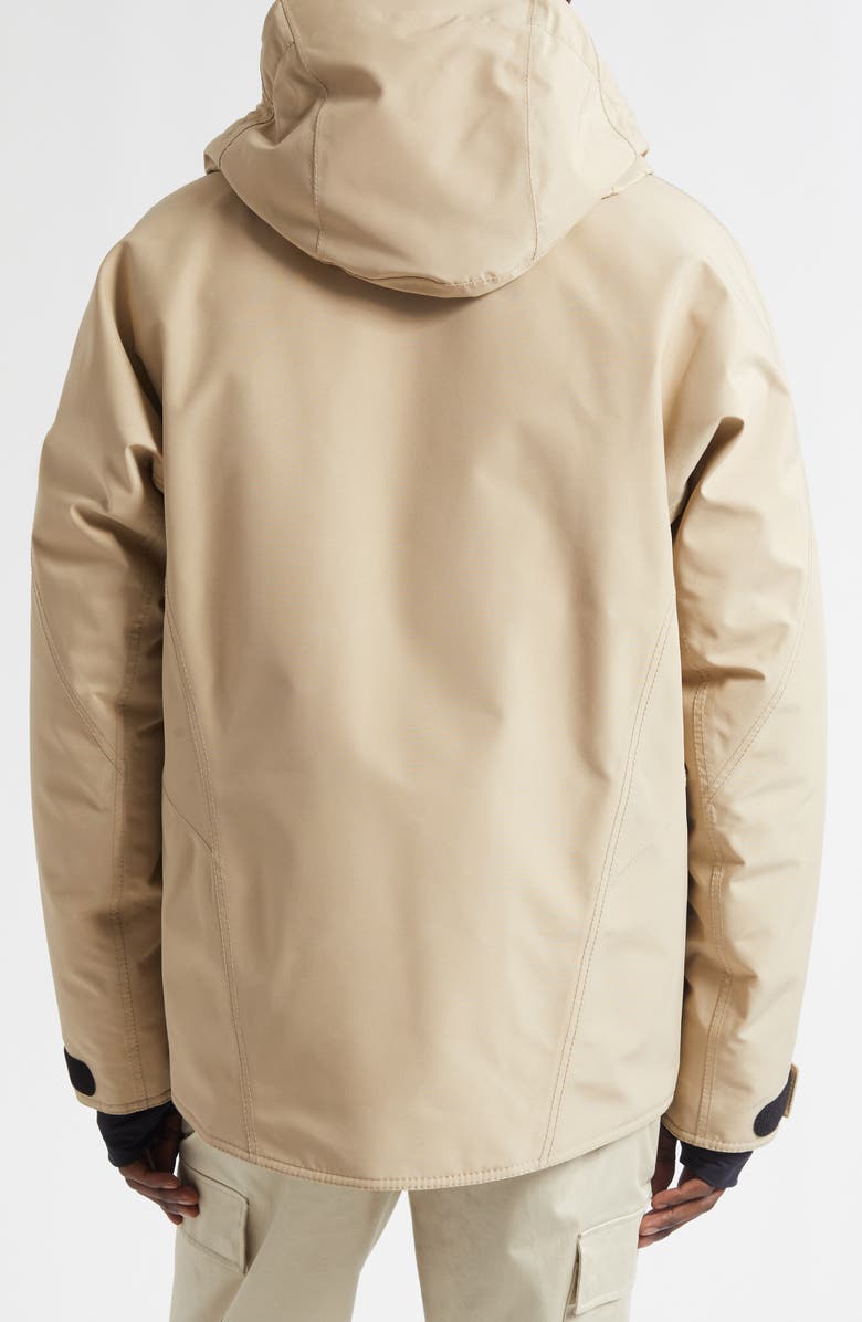 Moncler Lambir Hooded Jacket, Alternate, color, Humus