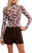 Free People Lyric Floral Lace Top
