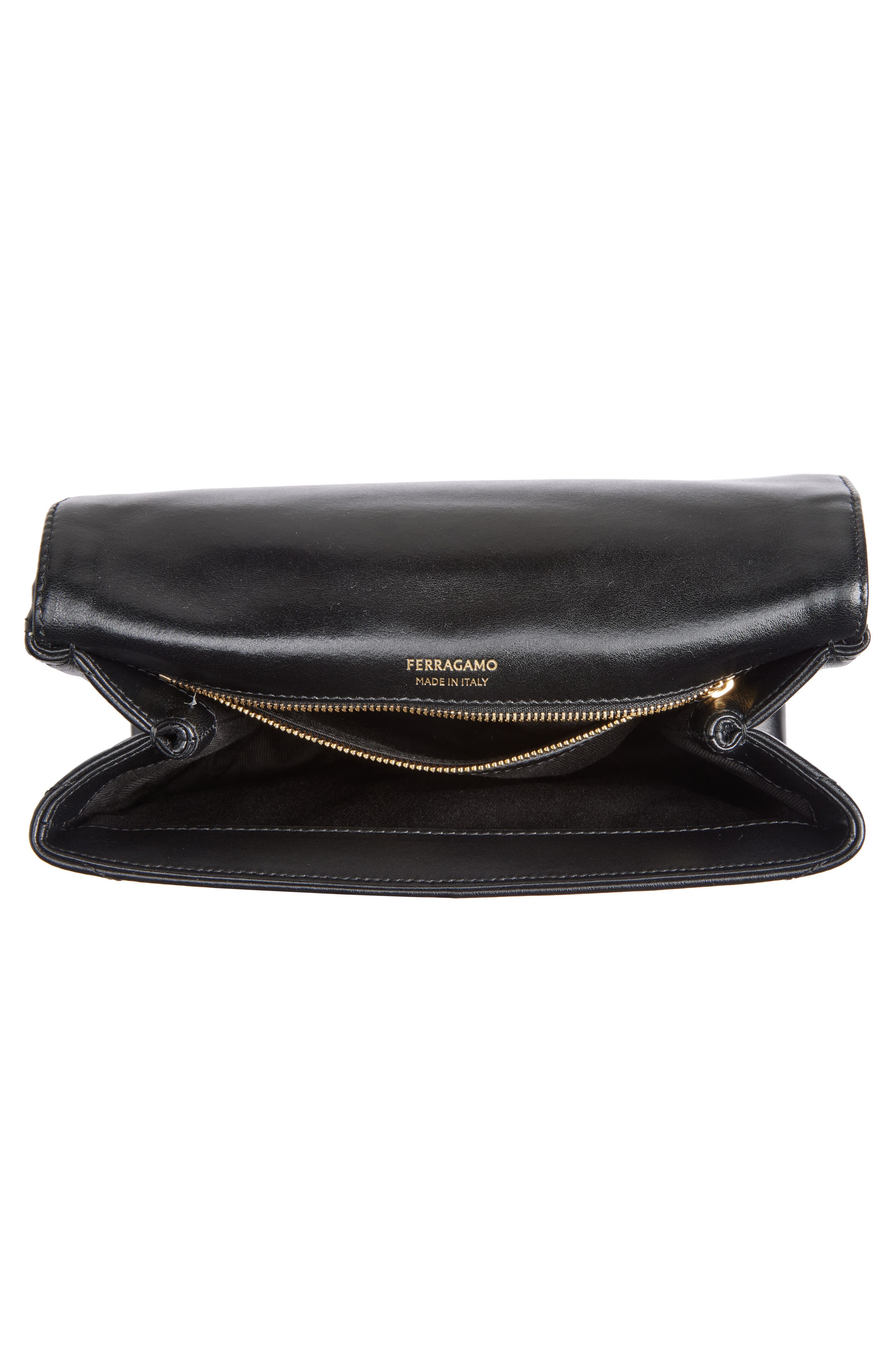 FERRAGAMO Medium Matelassé Leather Shoulder Bag, Alternate, color, 