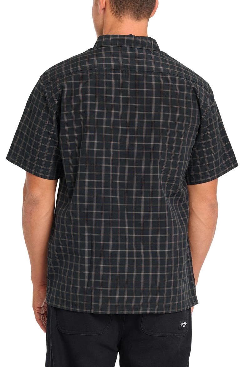 Vista Striped Short Sleeve Shirt, Alternate, color, PHANTOM