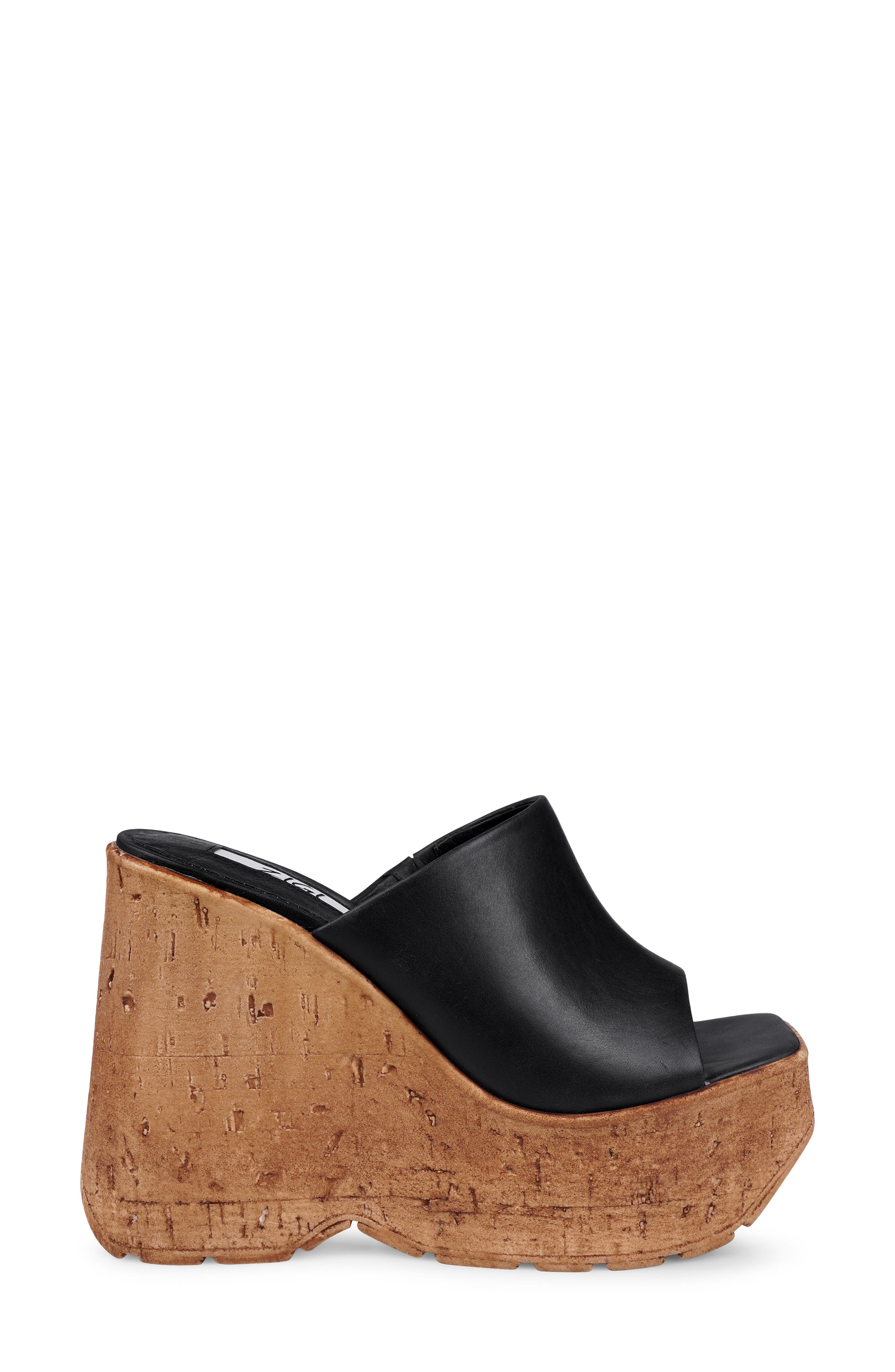 ZIGI Zhamira Platform Wedge Sandal, Alternate, color, Blk Leathe
