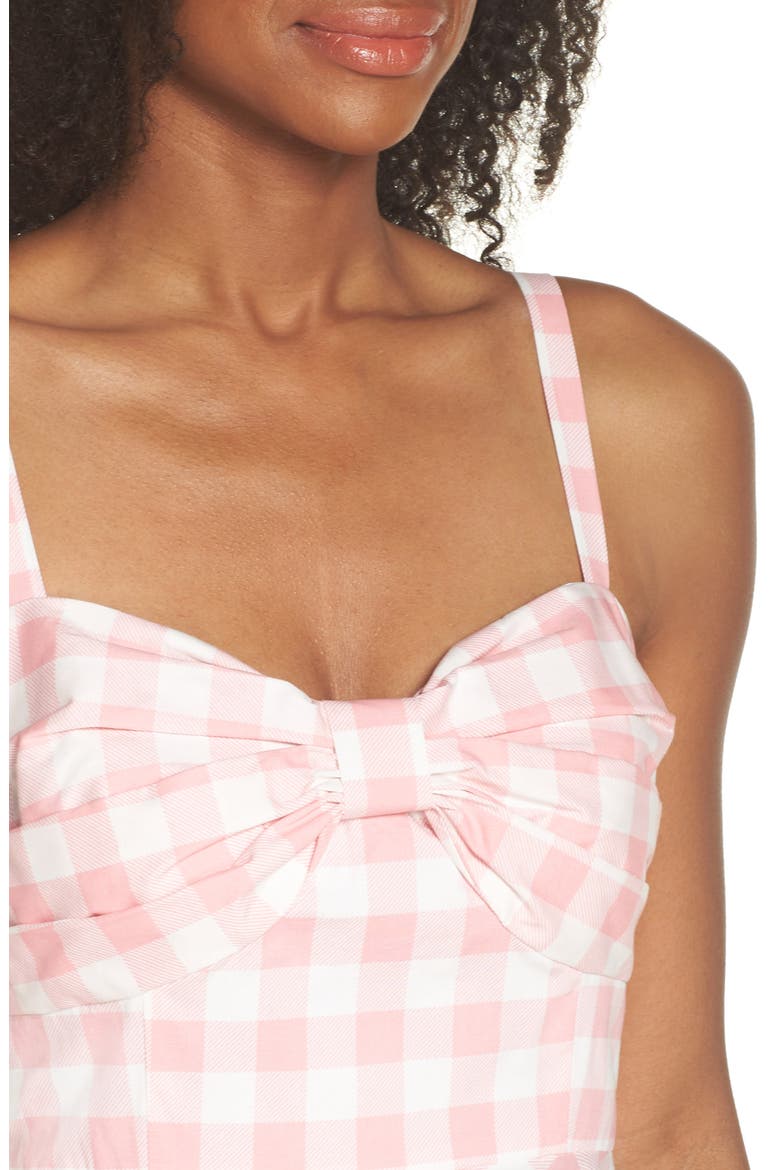 Bow Front Cotton Sundress, Alternate, color, BLUSH