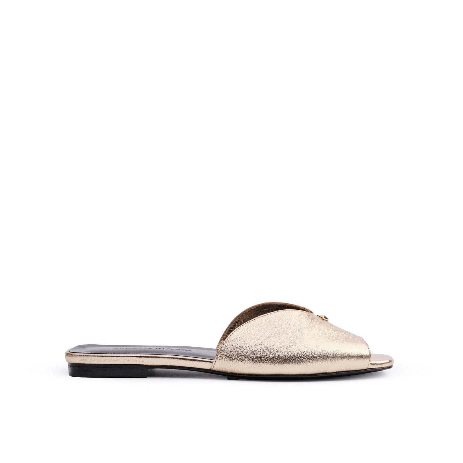 Tiannia Barnes Taylor Slide, Alternate, color, Metallic Gold
