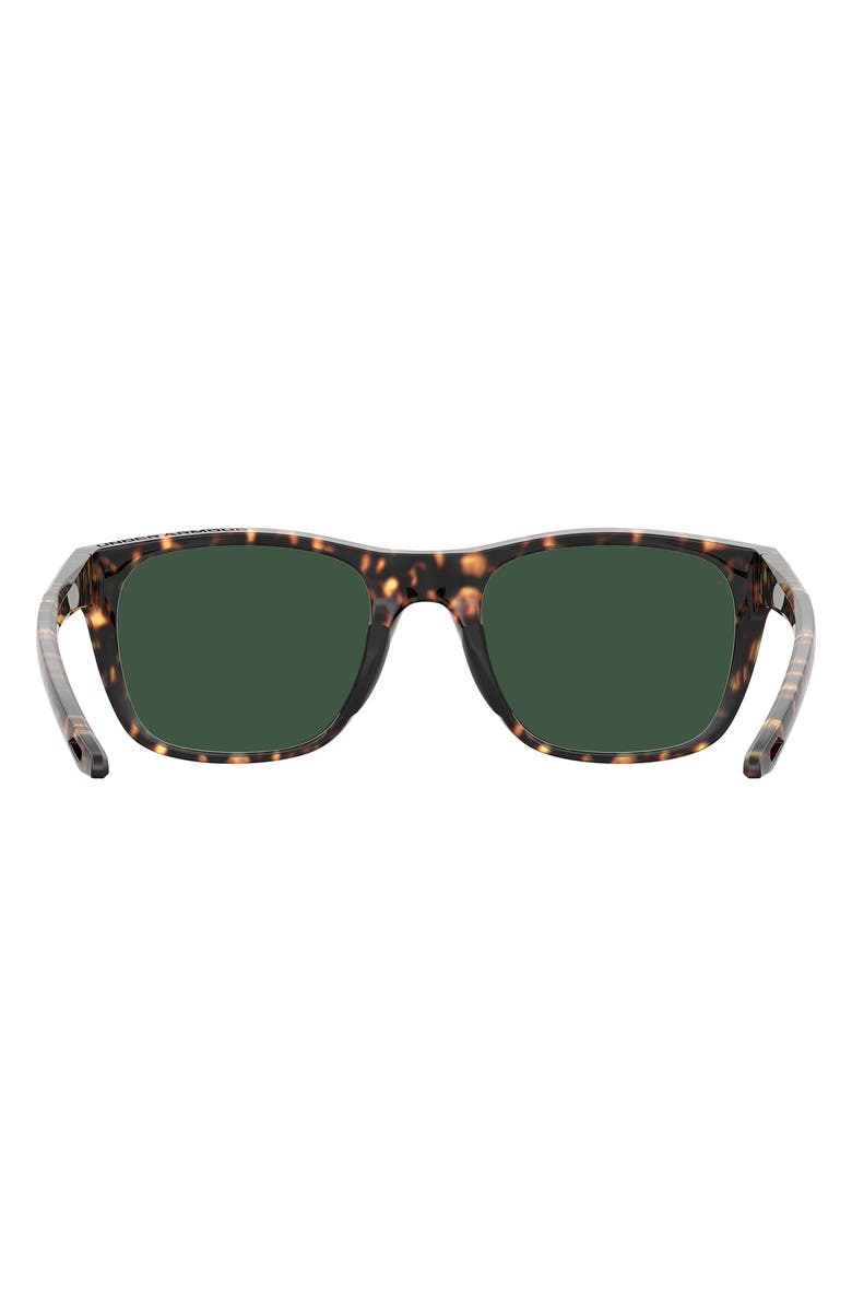 Under Armour 55mm Square Sunglasses, Alternate, color, Havana Brown