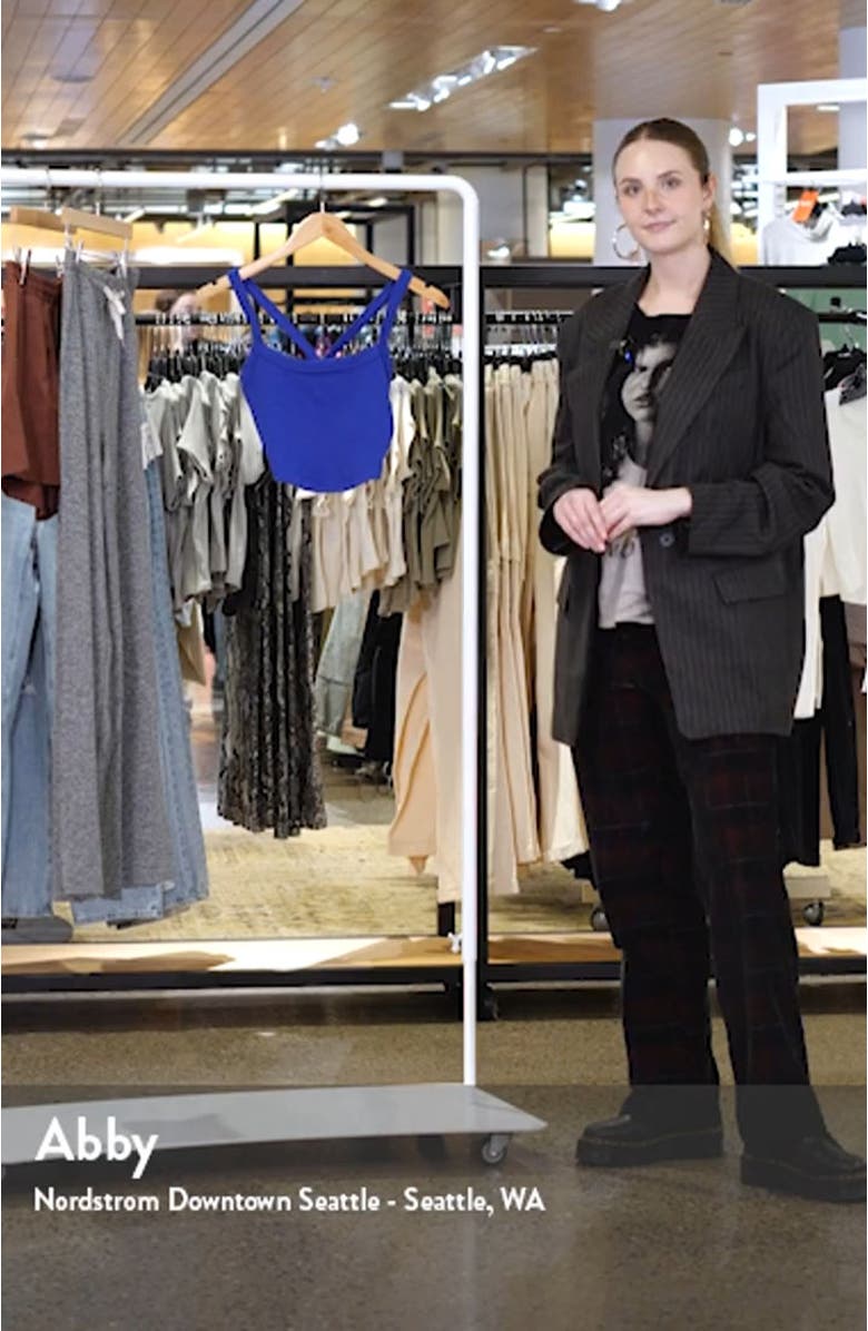 FP Movement All Clear Rib Crop Camisole, sales video thumbnail