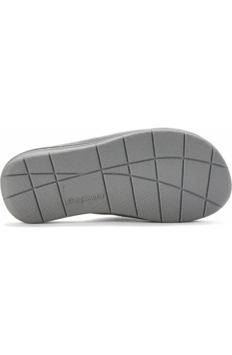 DEARFOAMS Mickey Terry Adjustable Shower Slide Slipper, Alternate, color, Sleet
