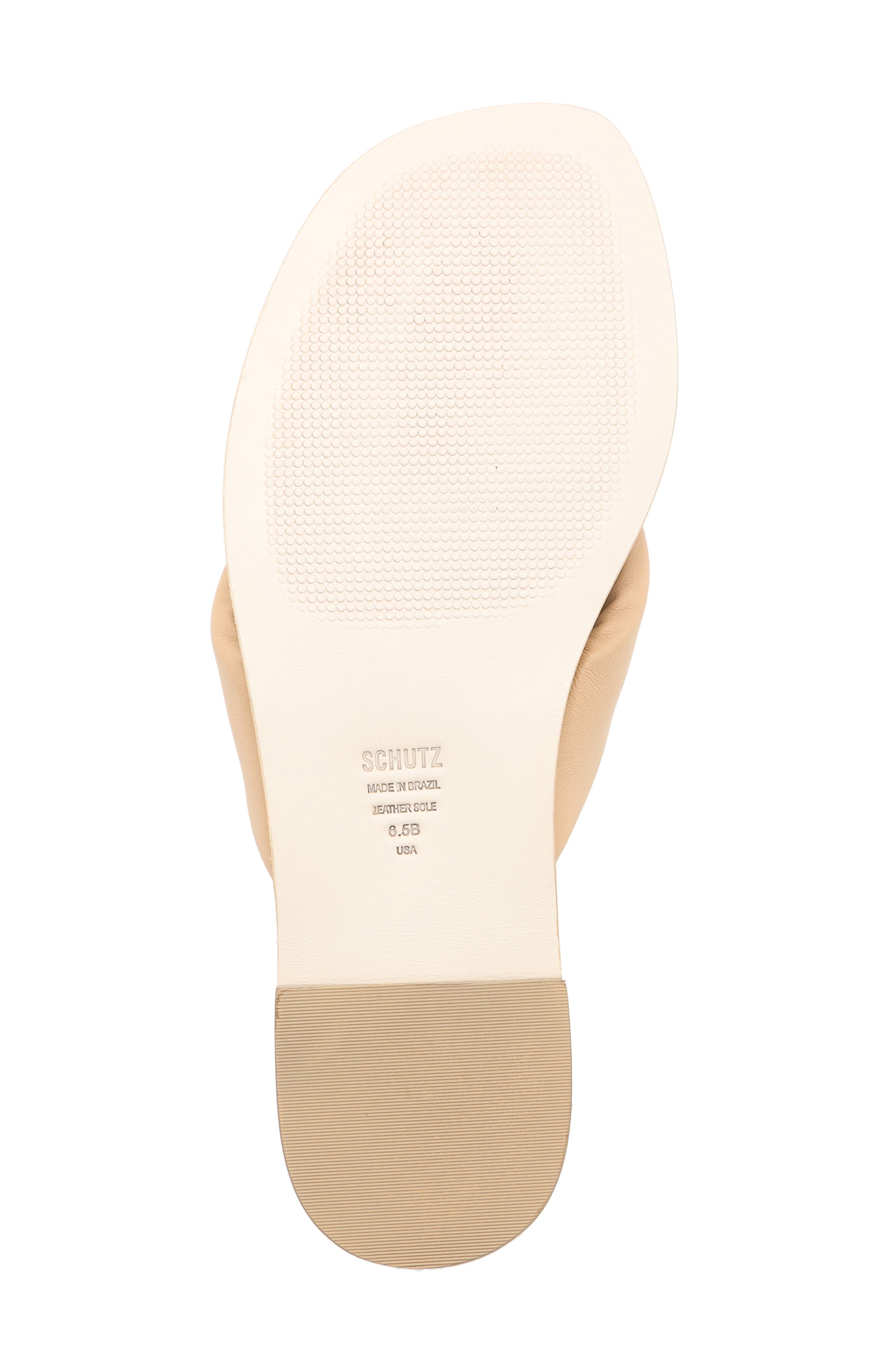 Fairy Slide Sandal, Alternate, color, HONEY BEIGE LEATHER