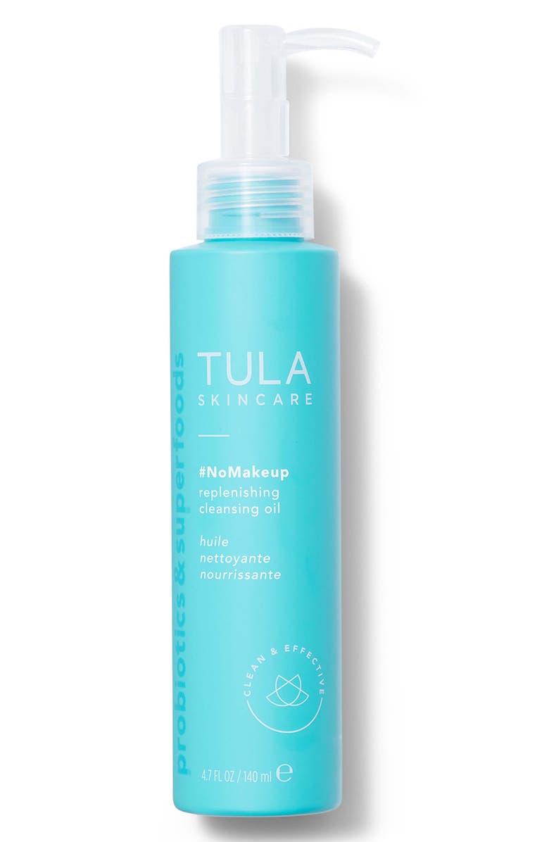 TULA Skincare #NoMakeup Replenishing Cleansing Oil, Main, color, 