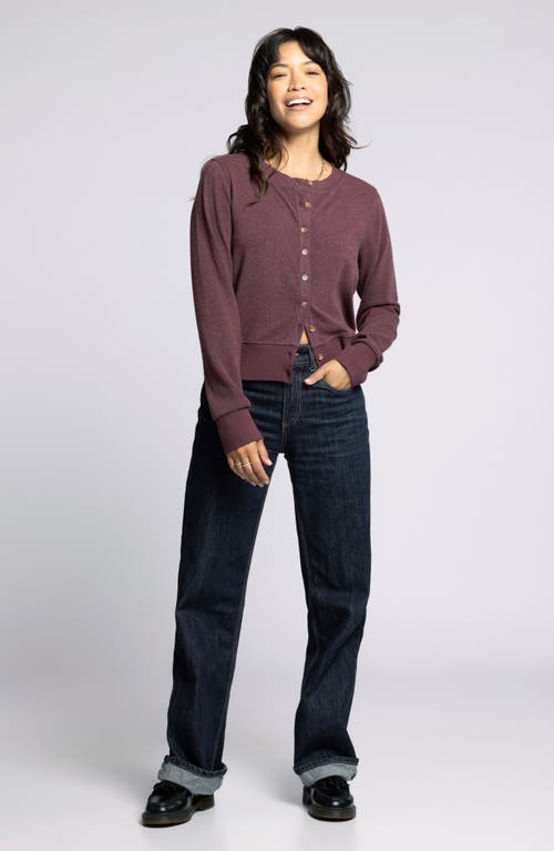 Thread & Supply Monica Cardigan In Purple