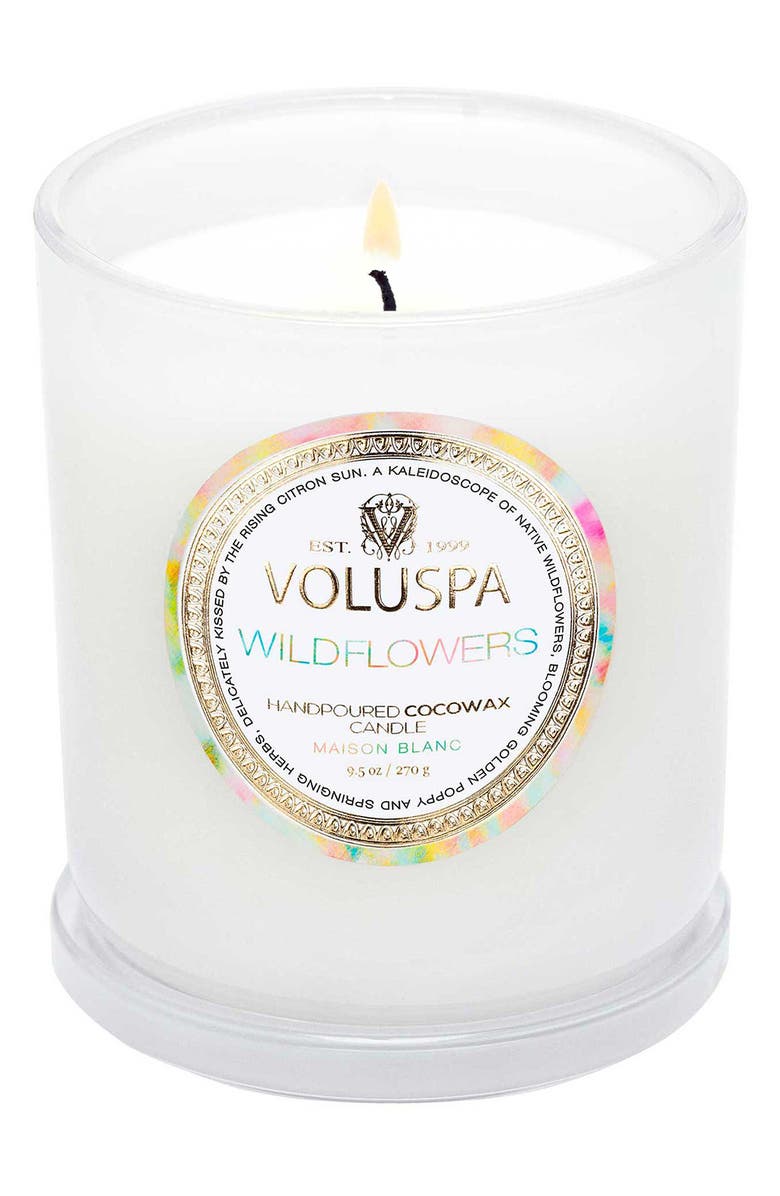 Voluspa Wildflowers Boxed Classic Candle, Alternate, color, Wildflowers