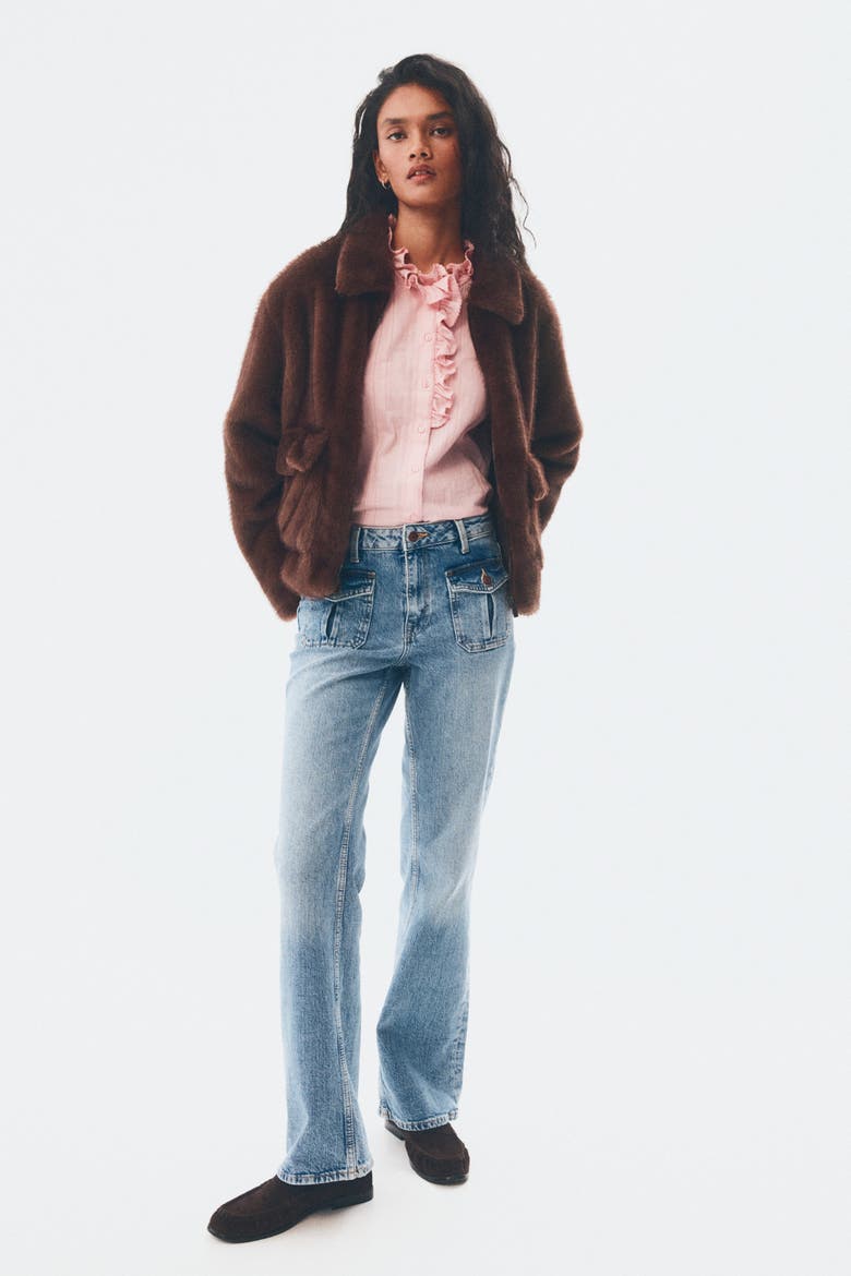 Flared High Jeans, Alternate, color, Denim blue
