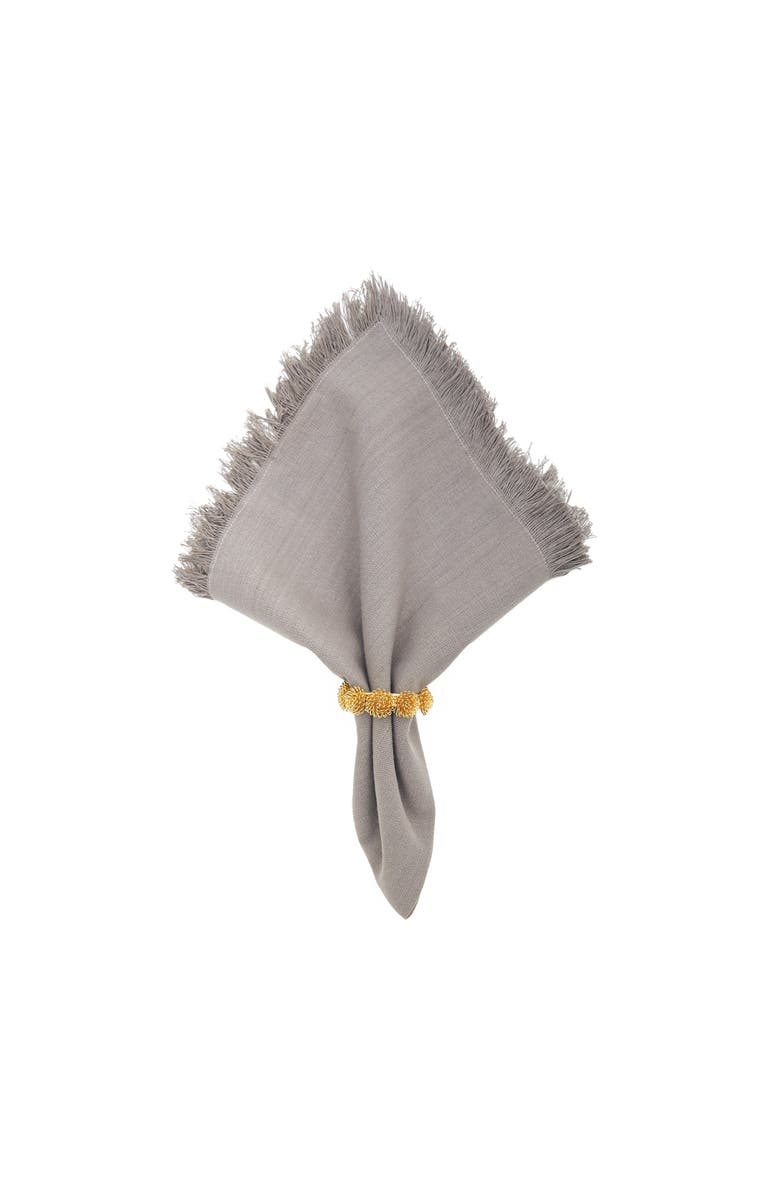 carol & frank Briella Napkin Collection, Main, color, Grey