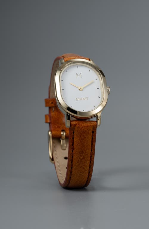 Mvmt Carmel Oval Watch, 25mm In Tan