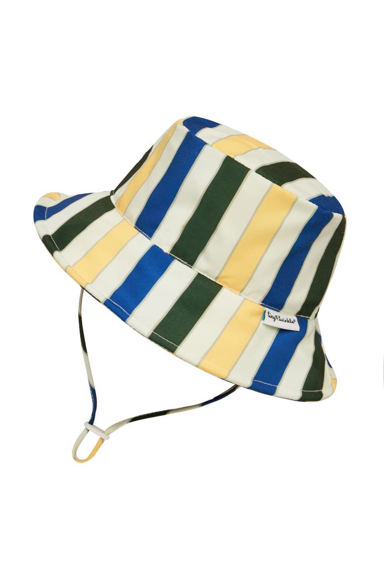 Sun Hat with UPF 50+ UV Protection and Adjustable Brim, Main, color, Retro Stripes