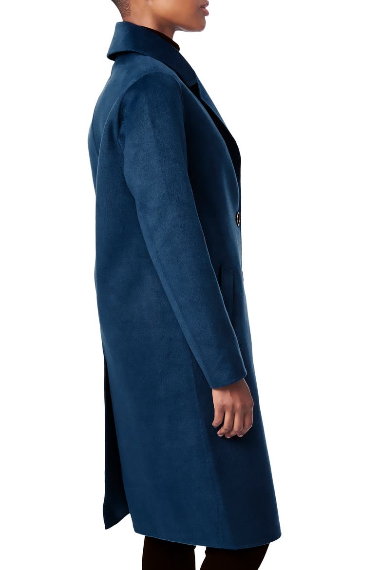 Notch Collar Coat, Alternate, color, IRIS