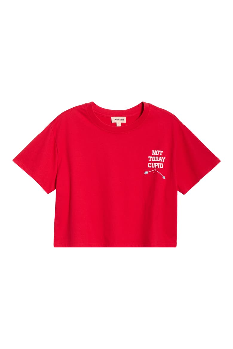 Boxy Crop Sleep T-Shirt, Alternate, color, RED VALENTINE GRAPHIC