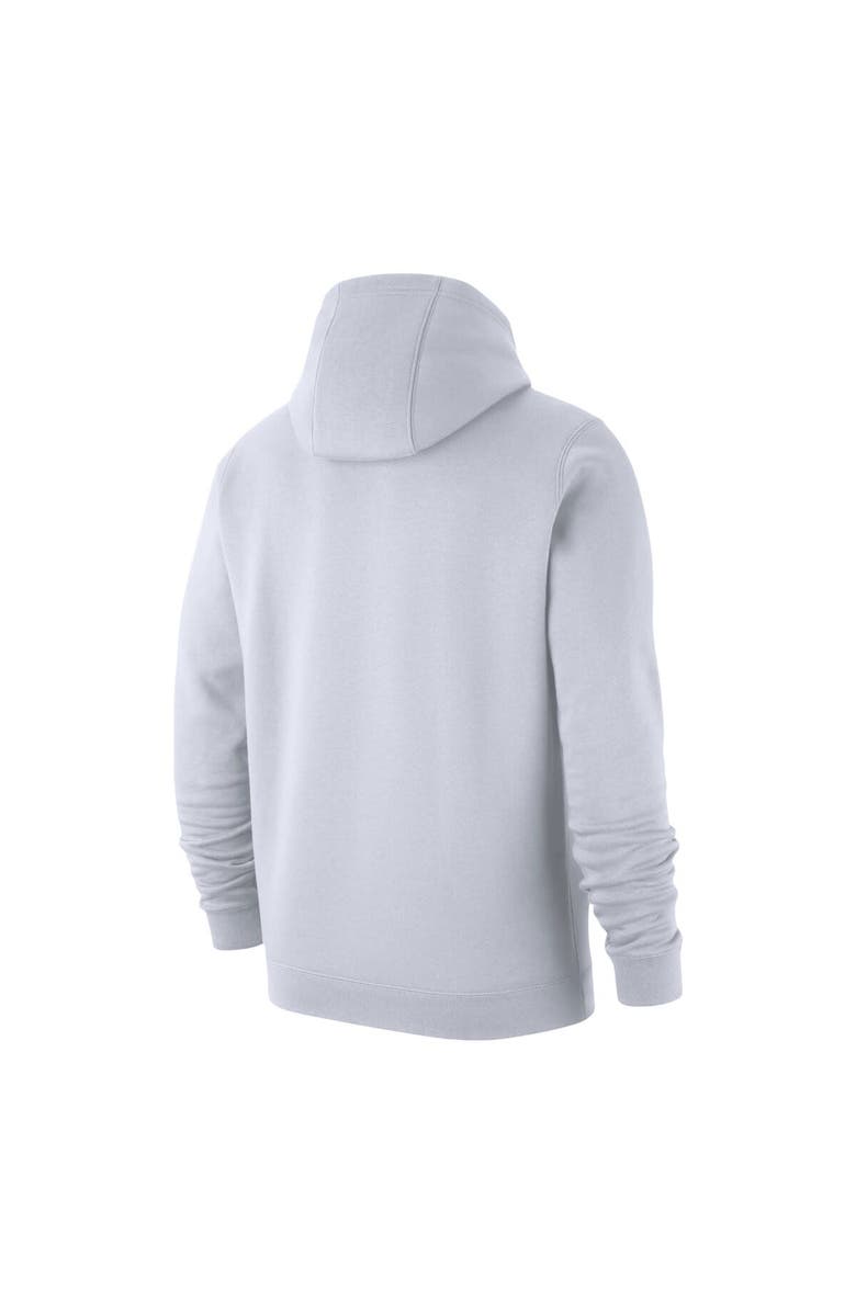 Nike Men's Nike White Georgia Bulldogs Logo Club Pullover Hoodie, Alternate, color, 