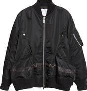 Sacai Blouson Nylon Twill Bomber Jacket