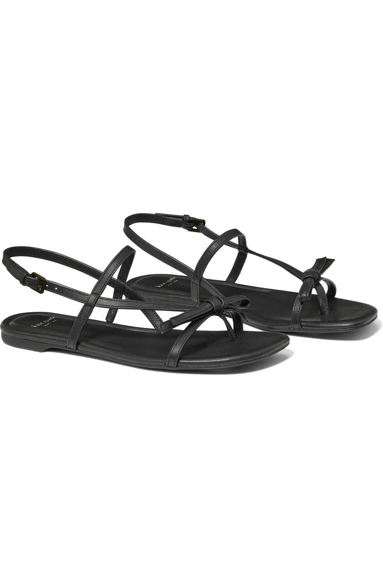 Kate Spade New York loop ankle strap sandal, Alternate, color, Black