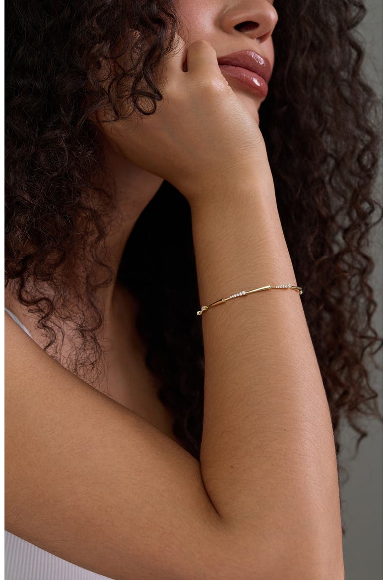 18K Gold Audrey Diamond Tennis Bracelet, Alternate, color, 18K YELLOW GOLD