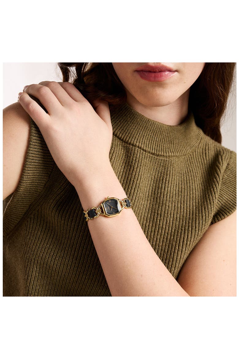 Small Harlow Bracelet Watch, 22mm, Alternate, color, BLACK