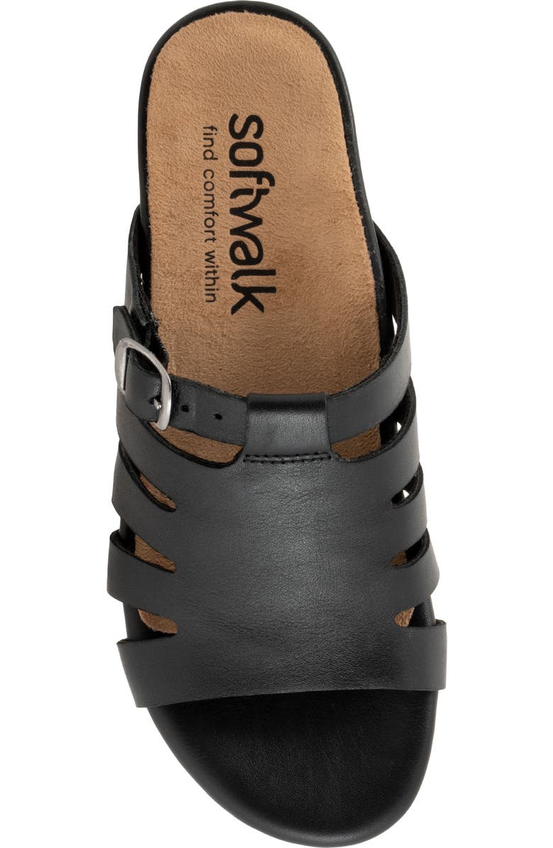 SoftWalk<sup>®</sup> Carolina Slide Sandal, Alternate, color, Black