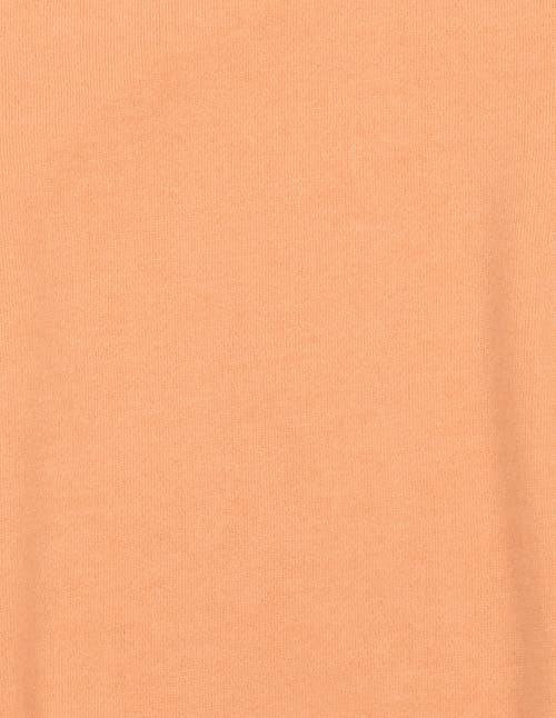 Leveret Kids Pullover Sweatshirt, Long Sleeve, Solid Colors In Orange