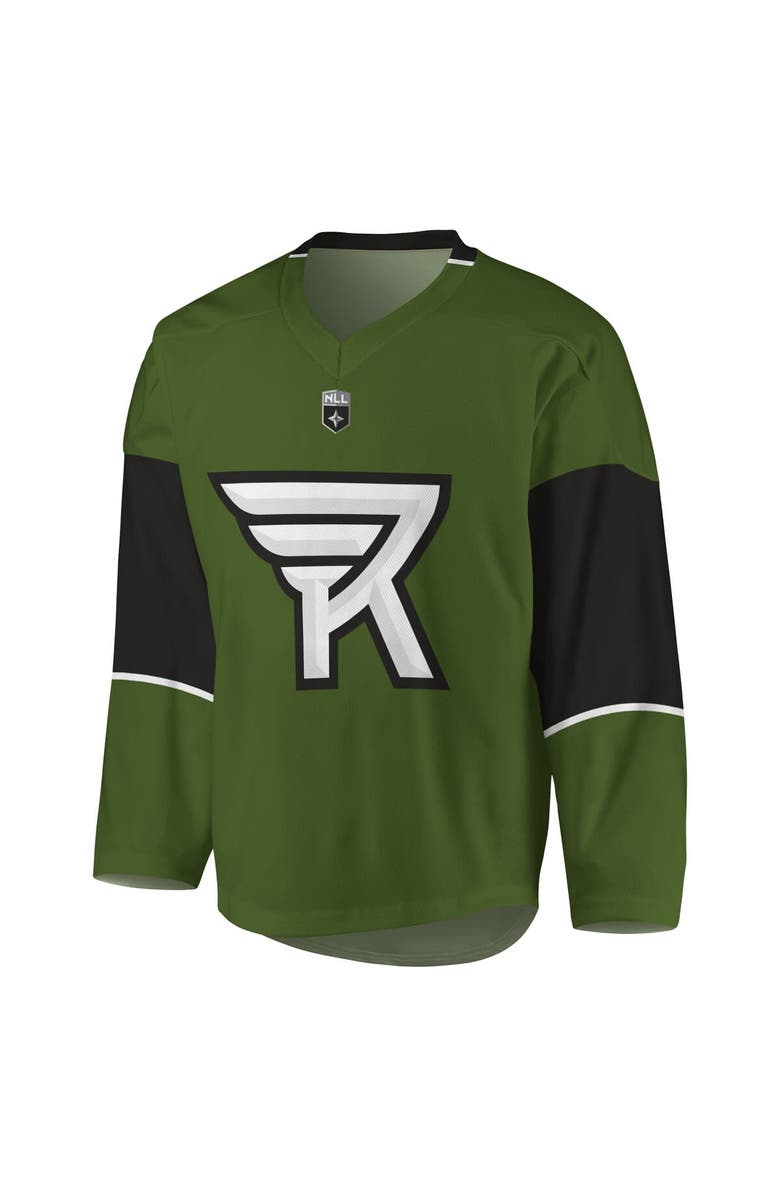 ADPRO Sports Men's Green/Black Rochester Knighthawks Replica Jersey, Alternate, color,