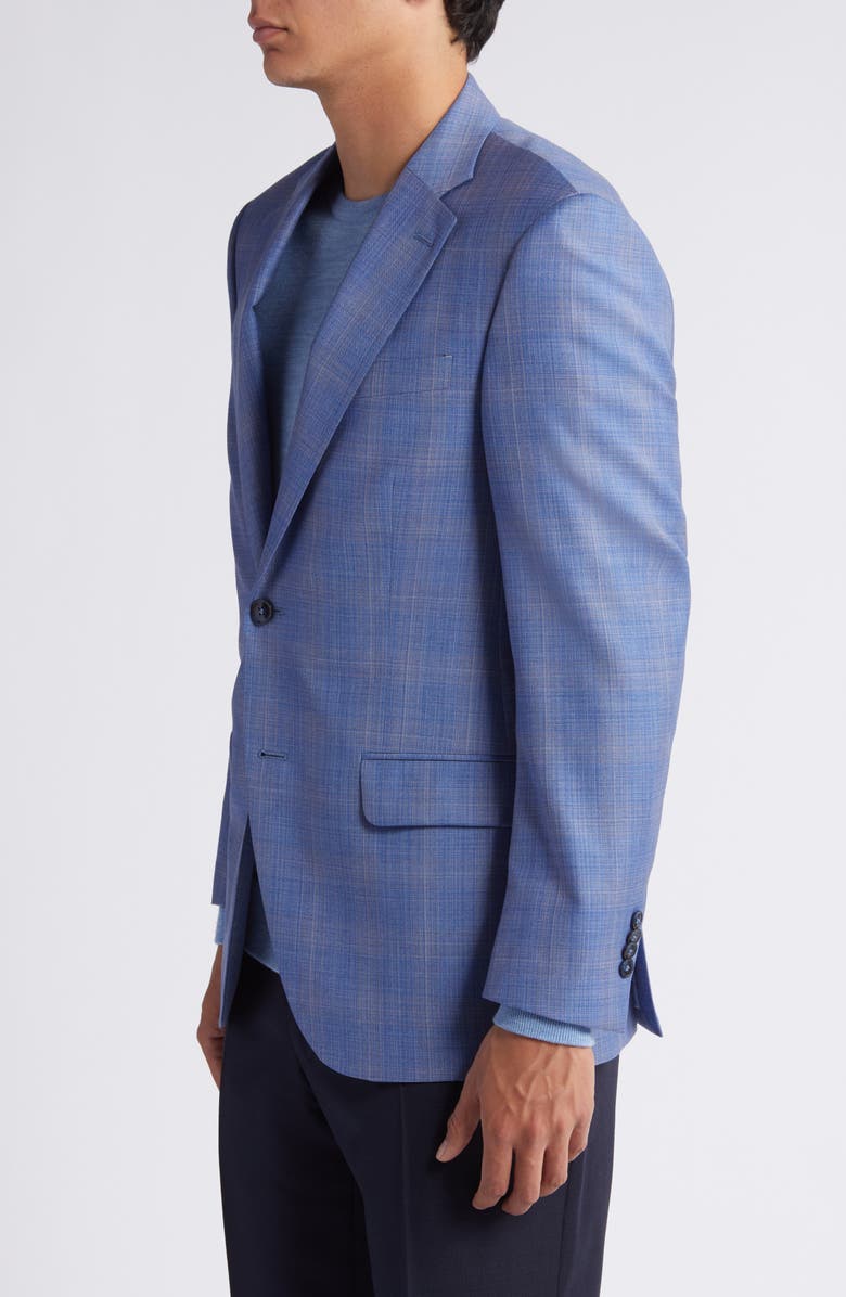 Peter Millar Plaid Wool Sport Coat, Alternate, color, 
