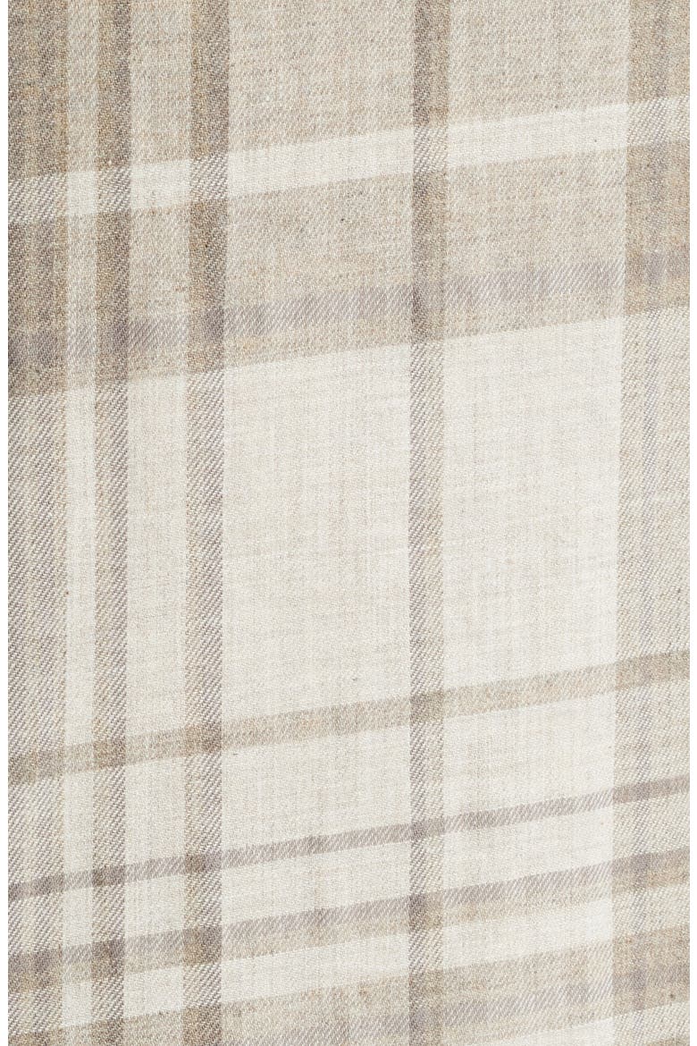 Chilton Plaid Cotton Button-Up Shirt, Alternate, color, HEATHER MOUSE COMBO