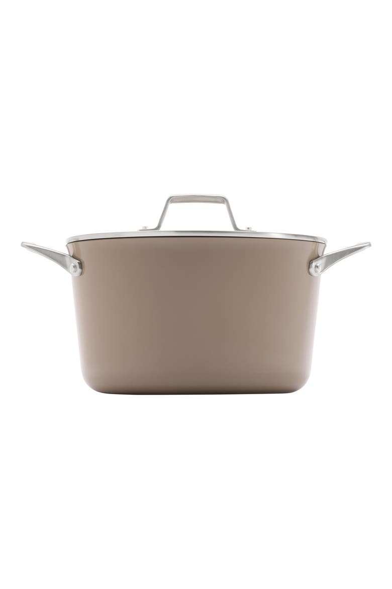 Premier Ceramic Nonstick 7-Quart Dutch Oven with Lid, Main, color, CREAM