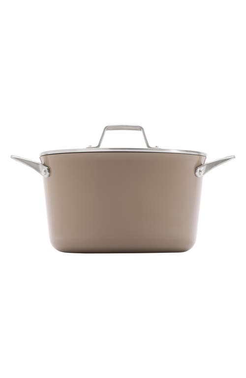 Calphalon Premier Ceramic Nonstick 7-quart Dutch Oven With Lid In Nude