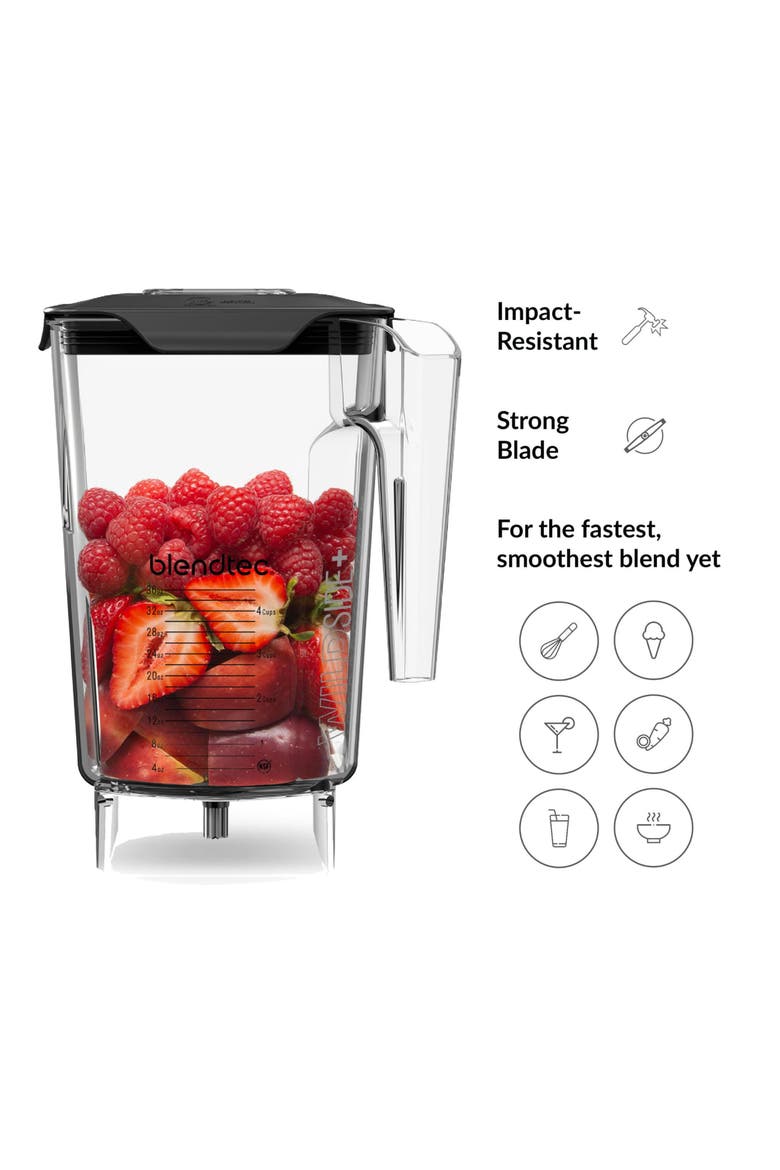 WildSide Wet Dry Fillable Professional Grade Blender Jar Clear, Alternate, color, Clear