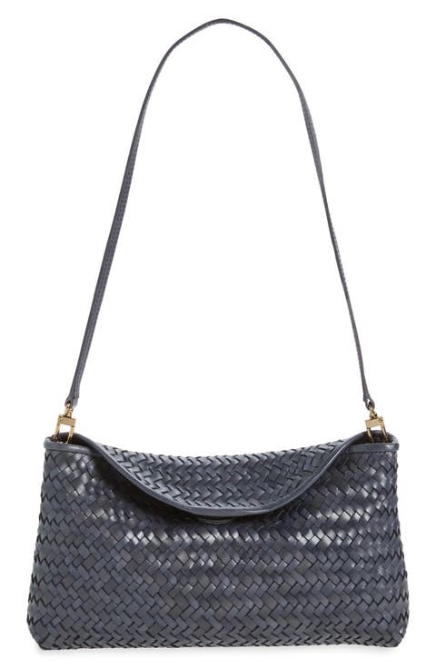 The Signature Woven Leather Clutch