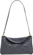Madewell The Signature Woven Leather Clutch