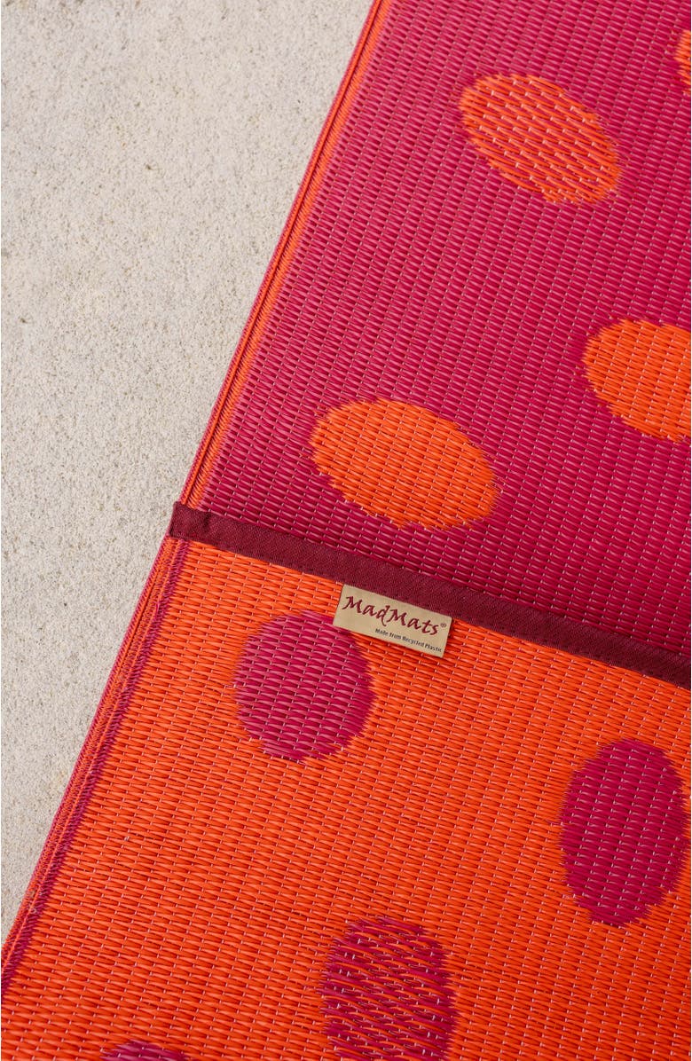 Mad Mats Dots Orange & Red, Alternate, color, Orange And Pink