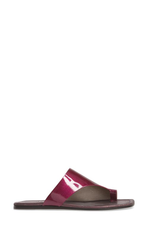 Agl Attilio Giusti Leombruni Asymmetrical Toe Thong Sandal In Pink