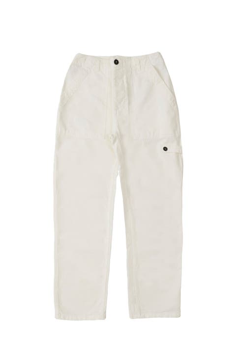Jerryt Herringbone Cotton Fatigue Trousers