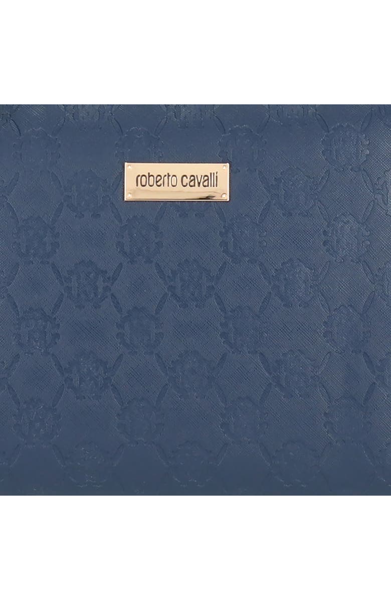 Roberto Cavalli Embossed Monogram Toiletry Bag, Alternate, color, 