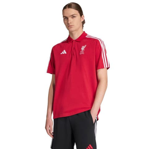 Men's adidas Red Liverpool DNA Polo