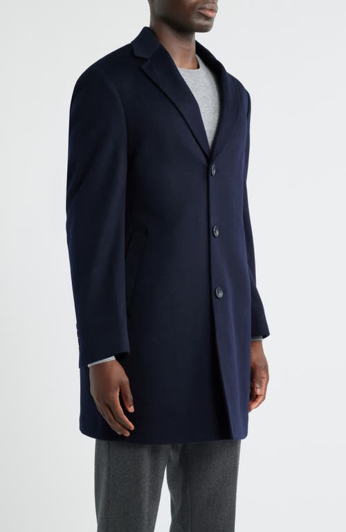 Nordstrom Cashmere Overcoat In Blue