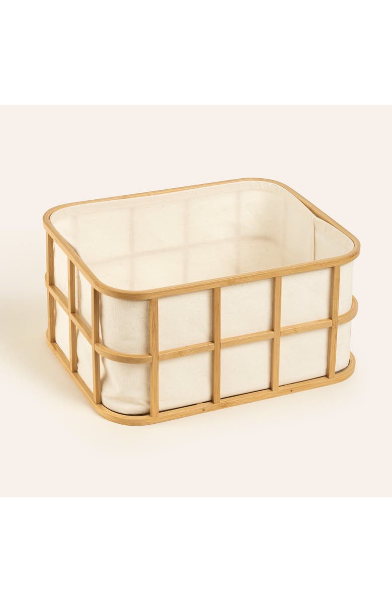 Zsa Zsa Zsu Dali Basket 17X13X8 In, Alternate, color, Beige