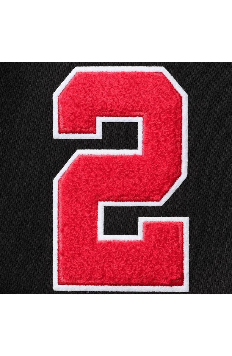 PRO STANDARD Men's Pro Standard Lonzo Ball Black Chicago Bulls Player Replica Shorts, Alternate, color, 