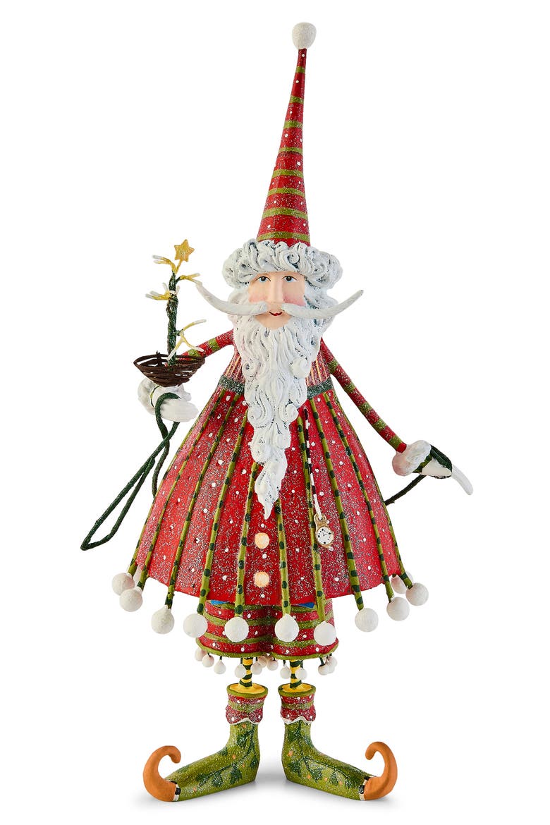 Dash Away Santa Christmas Figurine, Main, color, RED