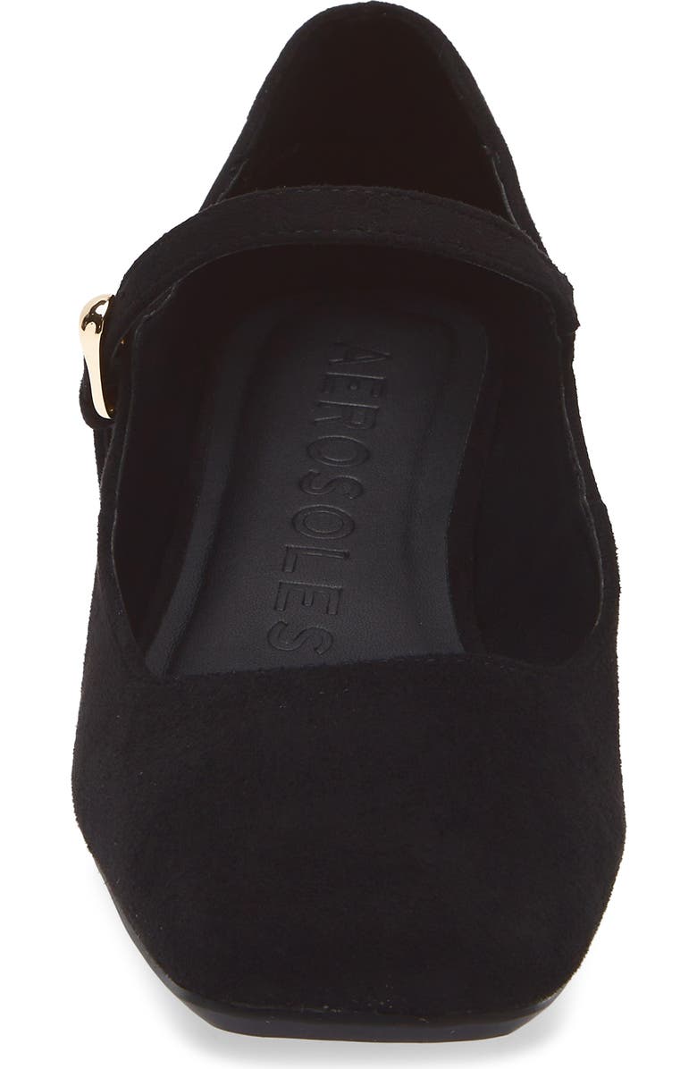 Aerosoles Isannah Mary Jane Pump, Alternate, color, Black Faux Suede