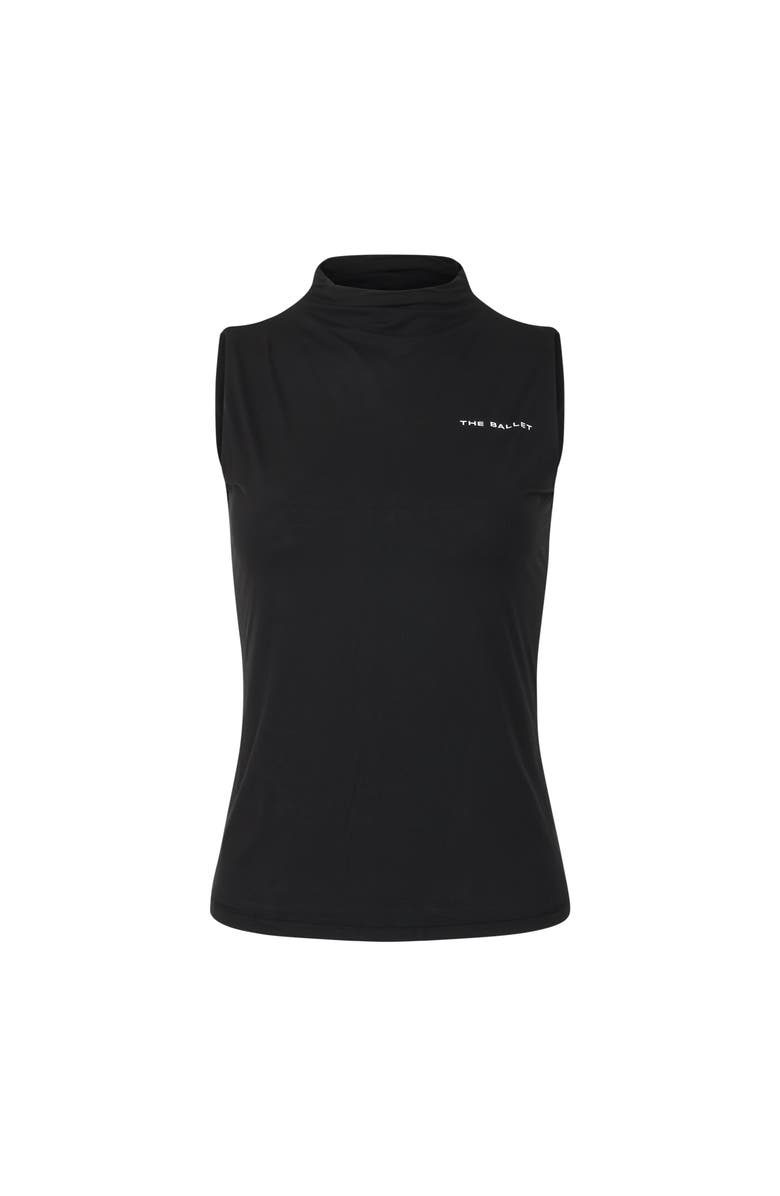 THE BALLET TB Sleeveless Top, Main, color, Black