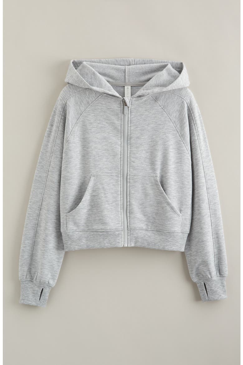 Kids' Aspire Fleece Zip-Up Hoodie, Main, color, GREY LIGHT HEATHER