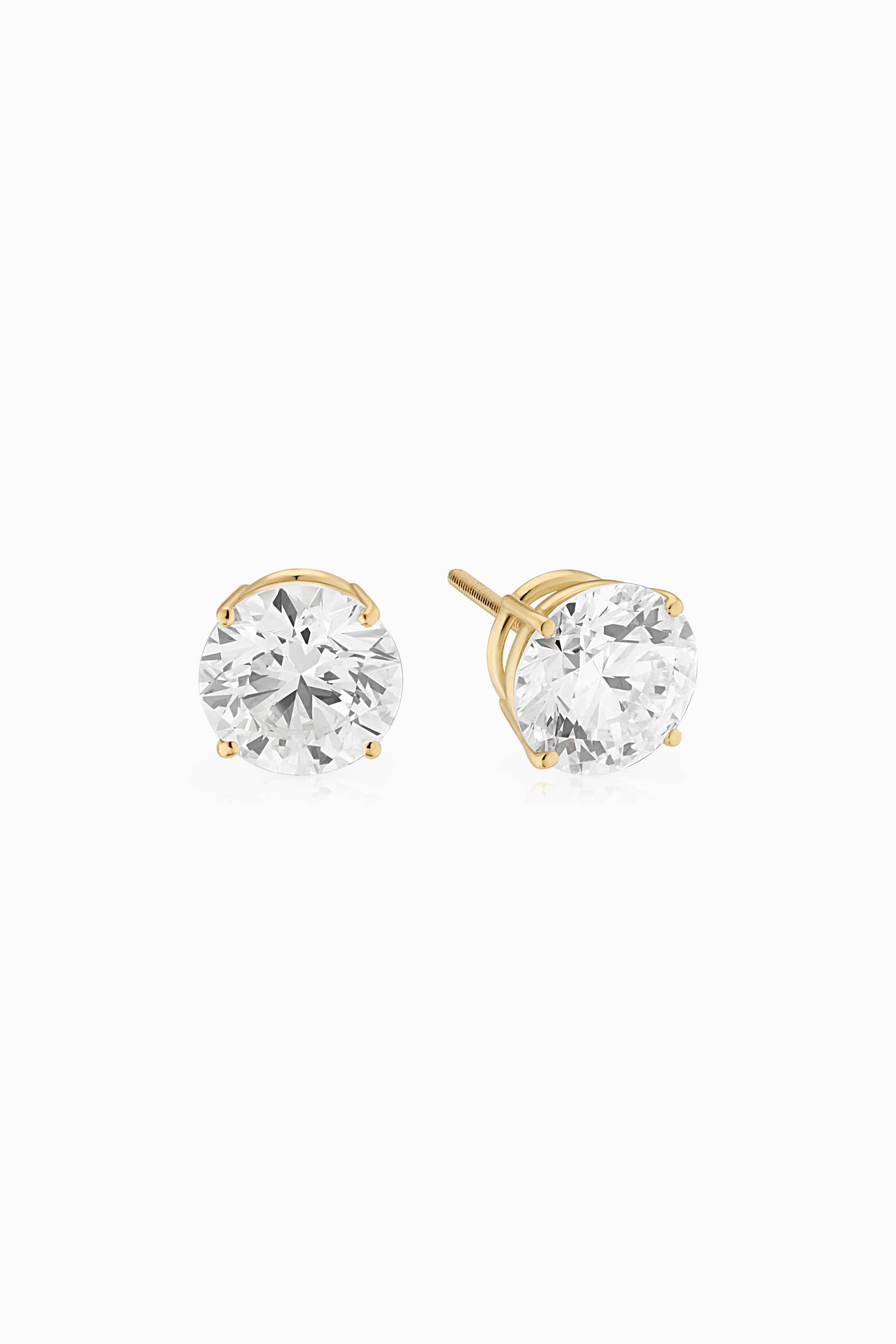 selected Yellow Gold, Lab Diamonds