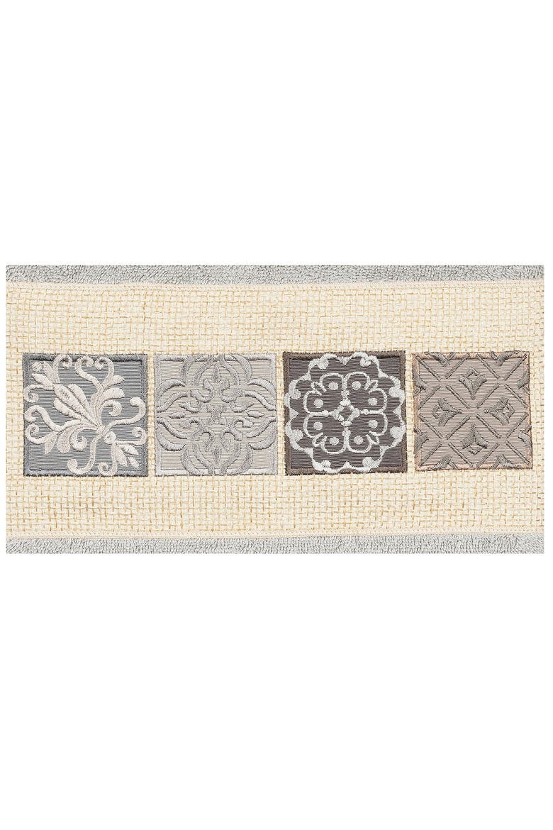 Vivian Embellished Bath Towel - Light Gray, Main, color, LIGHT GRAY