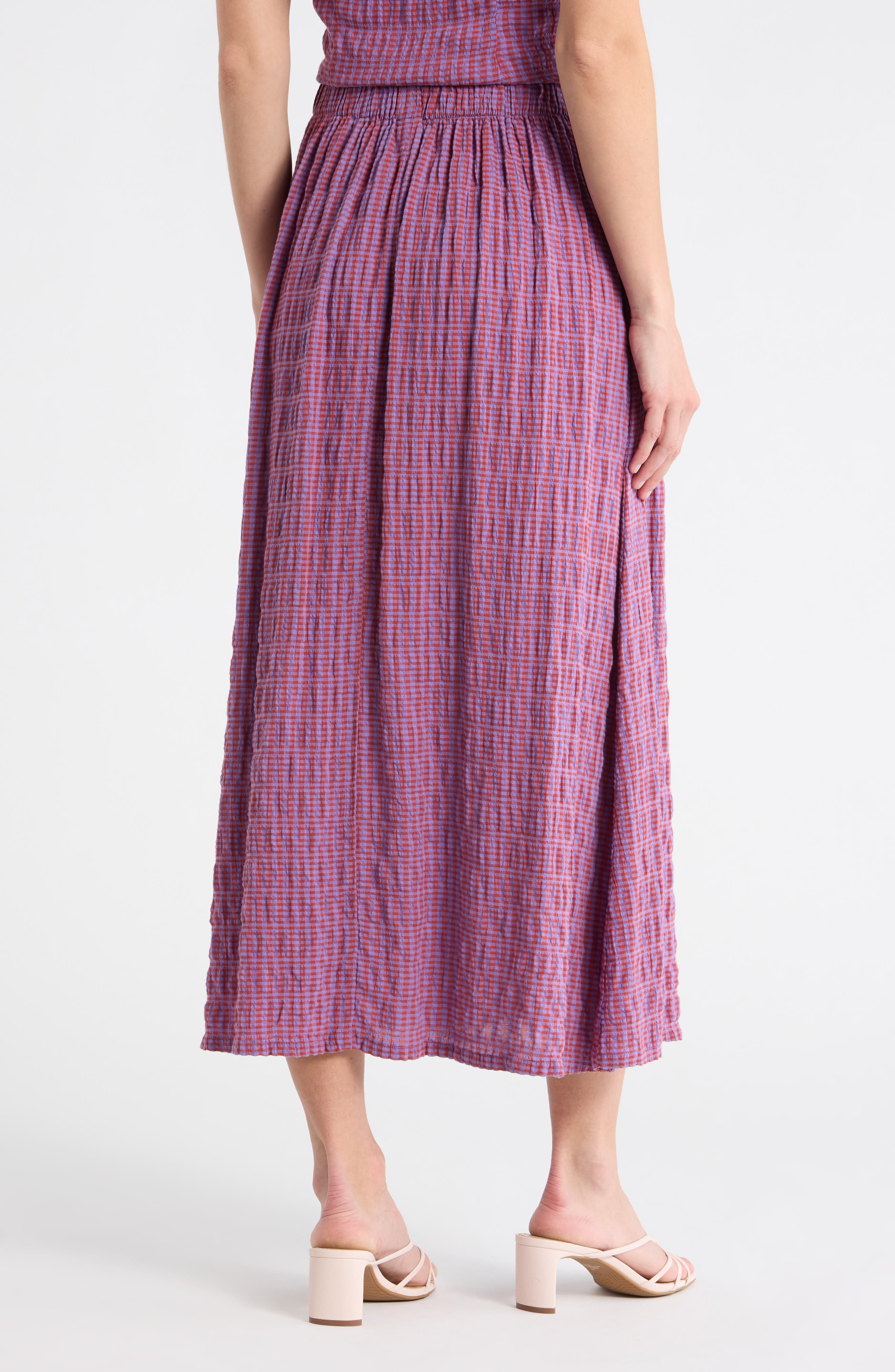 Gingham Maxi Skirt - image 4